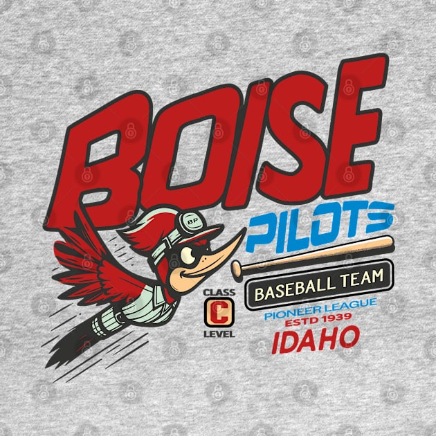 Defunct Boise Pilots baseball team Idaho 1939 by Nostalgia Avenue